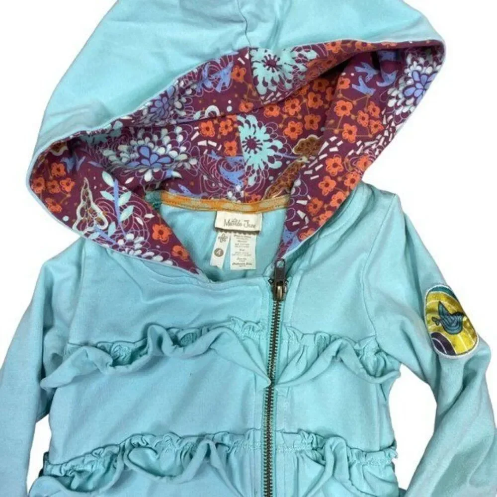 Matilda Jane Ruffle Jacket Size 4